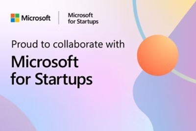 Proud to collaborate with Microsoft for Startups